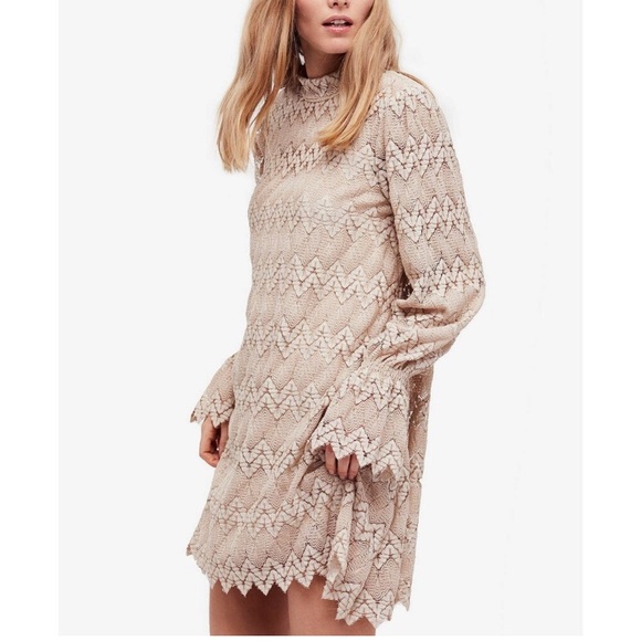 Free People lace tunic top / dress - Picture 2 of 10
